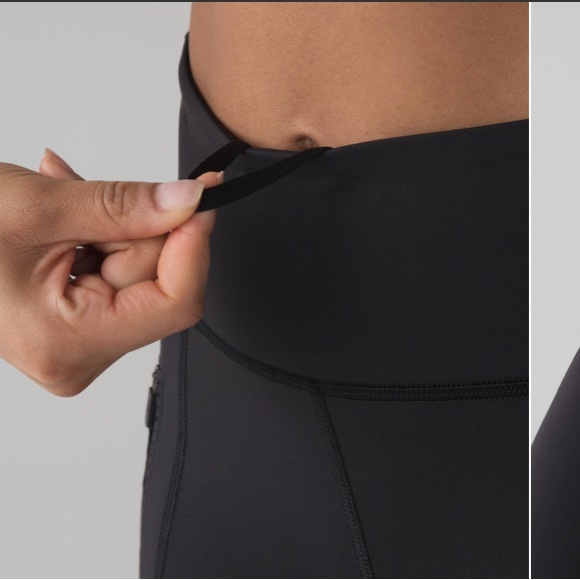 Lululemon High Rise Mesh Crop Black Leggings - Picture 16 of 16